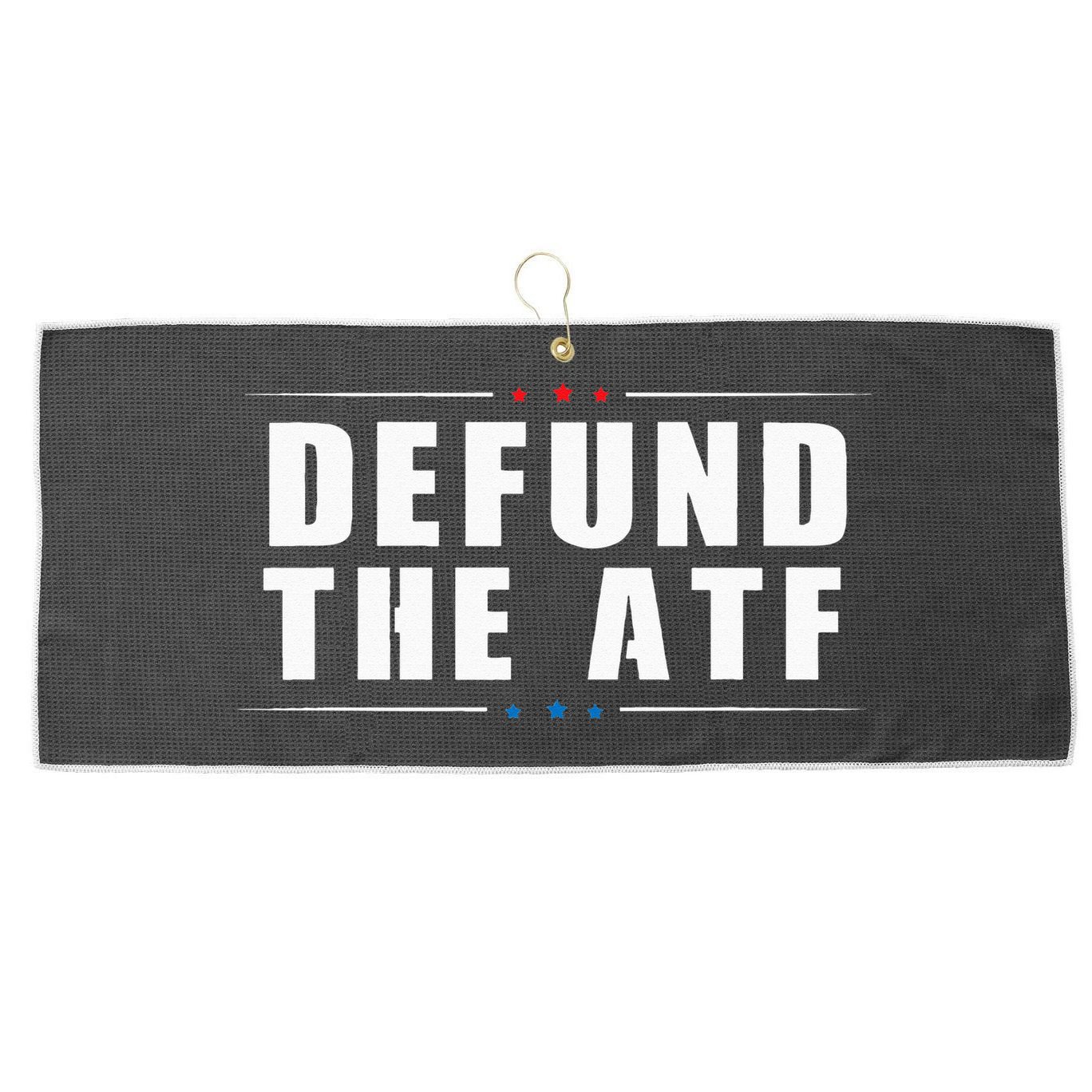 Defund The ATF 2nd Amendment Pro Gun Large Microfiber Waffle Golf Towel