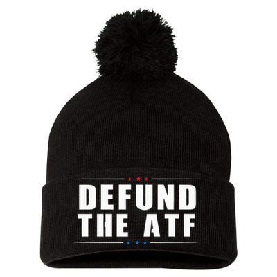 Defund The ATF 2nd Amendment Pro Gun Pom Pom 12in Knit Beanie