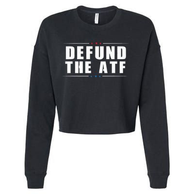 Defund The ATF 2nd Amendment Pro Gun Cropped Pullover Crew