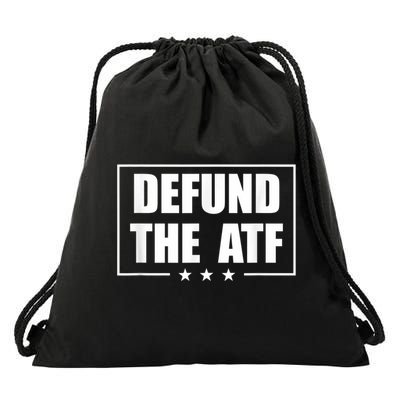 Defund The ATF 2A 2nd Amendment Pro Gun Drawstring Bag