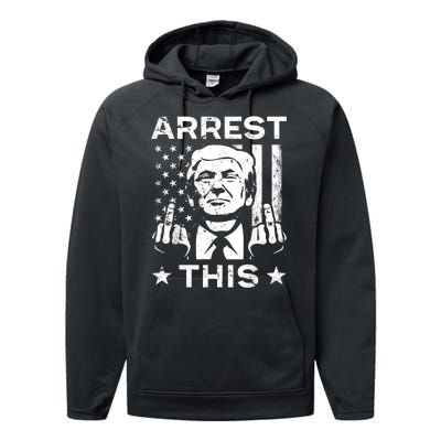 Donald Trump Arrest This Fingers 2024 Election Performance Fleece Hoodie