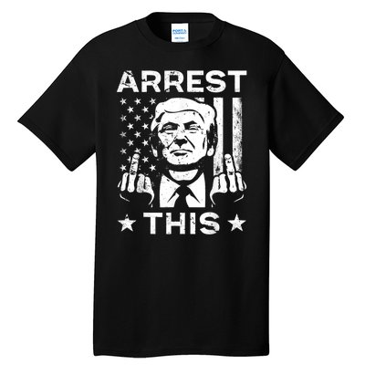 Donald Trump Arrest This Fingers 2024 Election Tall T-Shirt