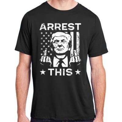 Donald Trump Arrest This Fingers 2024 Election Adult ChromaSoft Performance T-Shirt