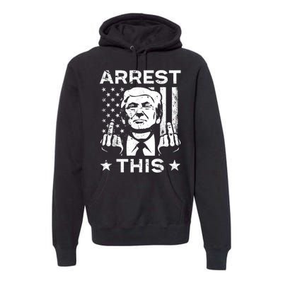 Donald Trump Arrest This Fingers 2024 Election Premium Hoodie