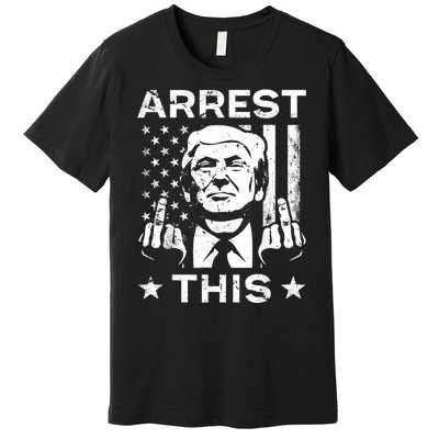 Donald Trump Arrest This Fingers 2024 Election Premium T-Shirt