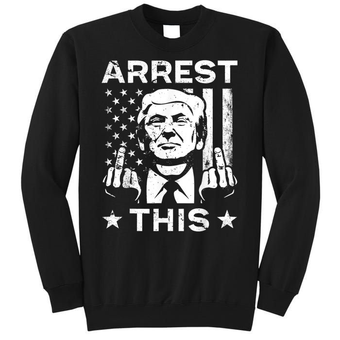 Donald Trump Arrest This Fingers 2024 Election Tall Sweatshirt