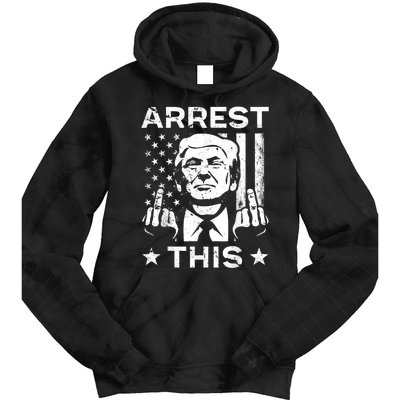 Donald Trump Arrest This Fingers 2024 Election Tie Dye Hoodie