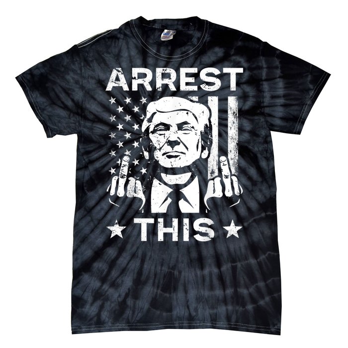 Donald Trump Arrest This Fingers 2024 Election Tie-Dye T-Shirt