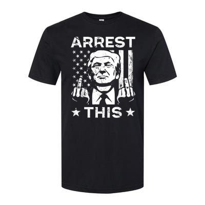 Donald Trump Arrest This Fingers 2024 Election Softstyle CVC T-Shirt