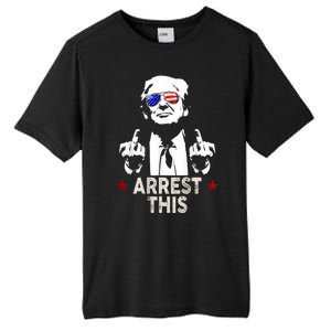 Donald Trump Arrest This Funny 2024 Election Tall Fusion ChromaSoft Performance T-Shirt