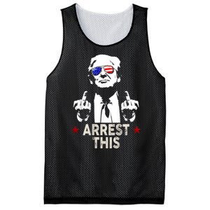 Donald Trump Arrest This Funny 2024 Election Mesh Reversible Basketball Jersey Tank