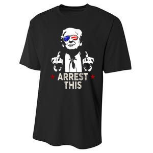 Donald Trump Arrest This Funny 2024 Election Performance Sprint T-Shirt