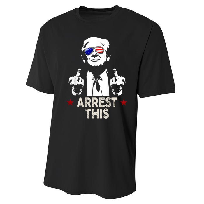 Donald Trump Arrest This Funny 2024 Election Performance Sprint T-Shirt