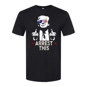 Donald Trump Arrest This Funny 2024 Election Softstyle CVC T-Shirt