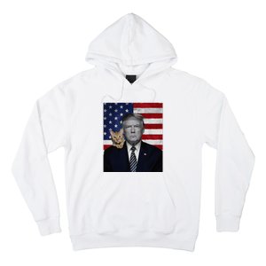 Donald Trump And Cat Political Usa Flag Election 2024 Hoodie