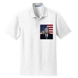 Donald Trump And Cat Political Usa Flag Election 2024 Dry Zone Grid Polo