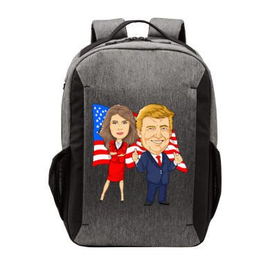 Donald Trump And Melania Trump Potus Flotus Usa Vector Backpack