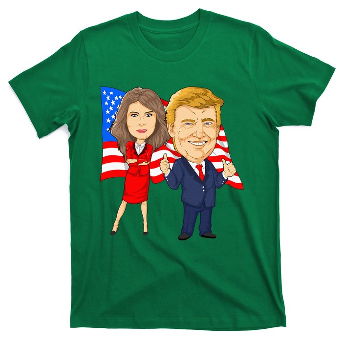 Donald Trump And Melania Trump Potus Flotus Usa T-Shirt