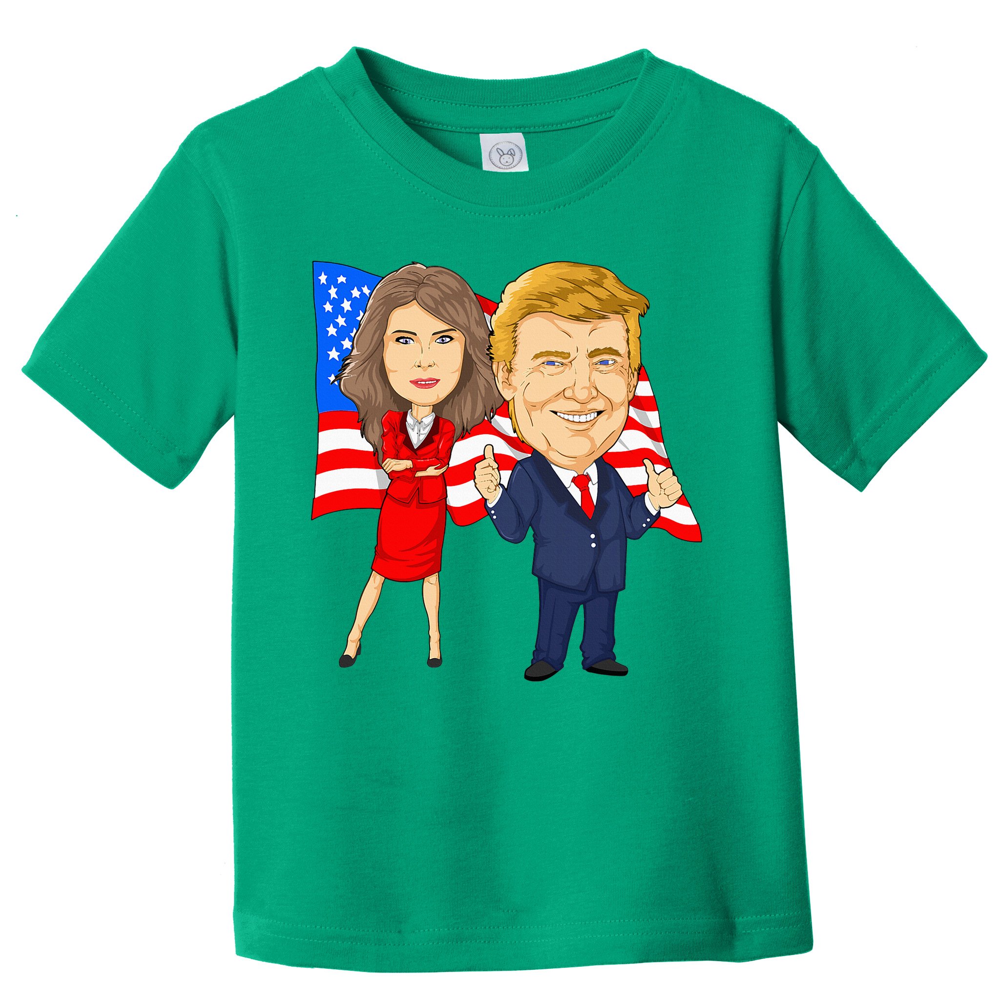 Donald Trump And Melania Trump Potus Flotus Usa Toddler T-Shirt