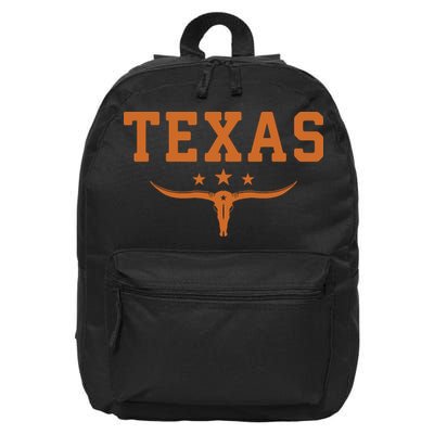 Distressed Texas Apparel 16 in Basic Backpack