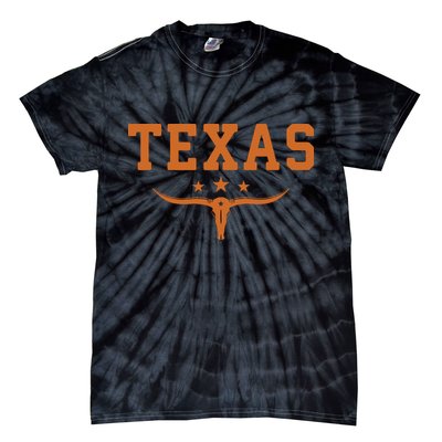 Distressed Texas Apparel Tie-Dye T-Shirt