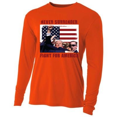 Donald Trump Assassination Cooling Performance Long Sleeve Crew