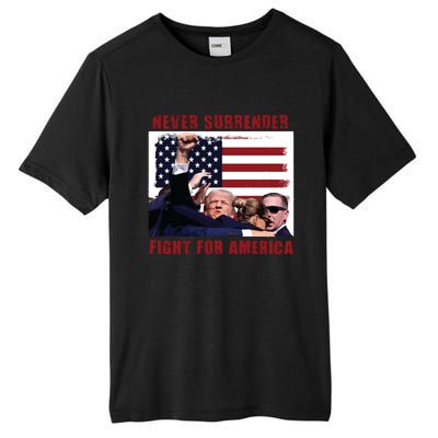 Donald Trump Assassination Tall Fusion ChromaSoft Performance T-Shirt