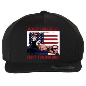 Donald Trump Assassination Wool Snapback Cap