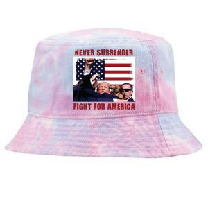 Donald Trump Assassination Tie-Dyed Bucket Hat