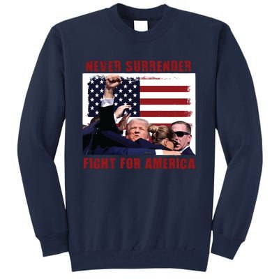 Donald Trump Assassination Tall Sweatshirt