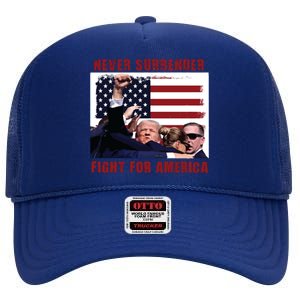 Donald Trump Assassination High Crown Mesh Back Trucker Hat