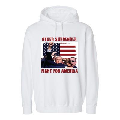 Donald Trump Assassination Garment-Dyed Fleece Hoodie