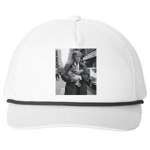 Donald Trump And Cat In Nyc Snapback Five-Panel Rope Hat