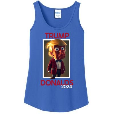 Donald Trump And Byron Donalds Election 2024 Gift Ladies Essential Tank