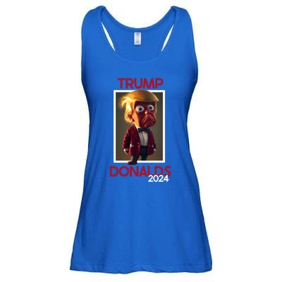 Donald Trump And Byron Donalds Election 2024 Gift Ladies Essential Flowy Tank