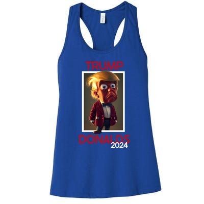 Donald Trump And Byron Donalds Election 2024 Gift Women's Racerback Tank