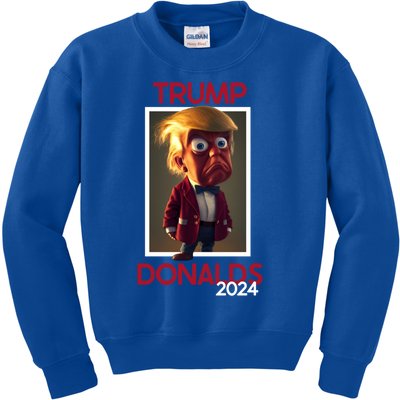 Donald Trump And Byron Donalds Election 2024 Gift Kids Sweatshirt