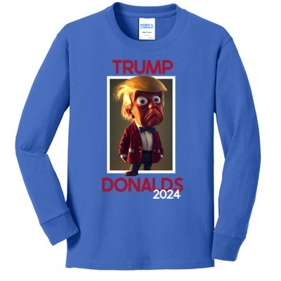 Donald Trump And Byron Donalds Election 2024 Gift Kids Long Sleeve Shirt