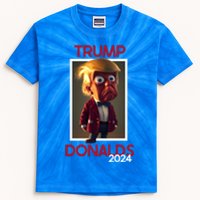 Donald Trump And Byron Donalds Election 2024 Gift Kids Tie-Dye T-Shirt