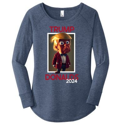 Donald Trump And Byron Donalds Election 2024 Gift Women's Perfect Tri Tunic Long Sleeve Shirt