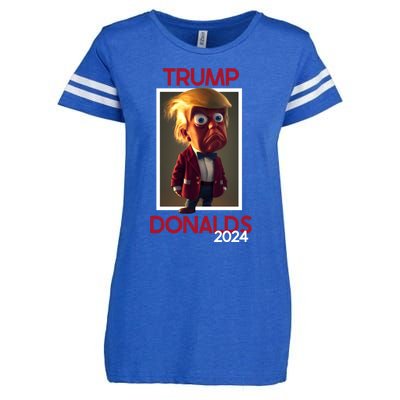 Donald Trump And Byron Donalds Election 2024 Gift Enza Ladies Jersey Football T-Shirt