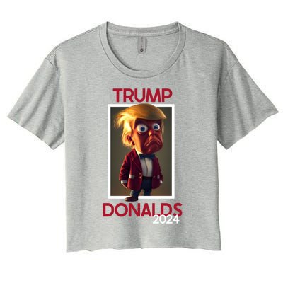 Donald Trump And Byron Donalds Election 2024 Gift Women's Crop Top Tee