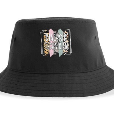 Dialysis Technician Appreciation Dialysis Tech Sustainable Bucket Hat