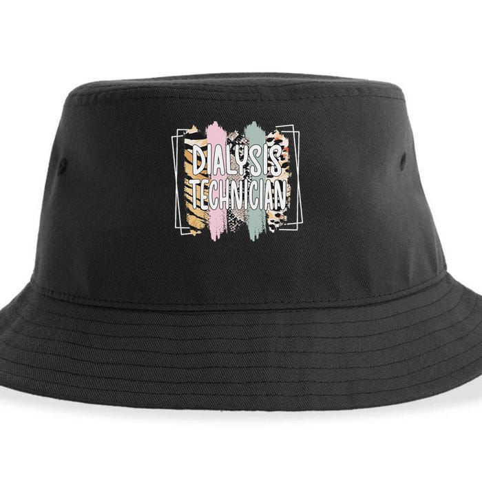 Dialysis Technician Appreciation Dialysis Tech Sustainable Bucket Hat