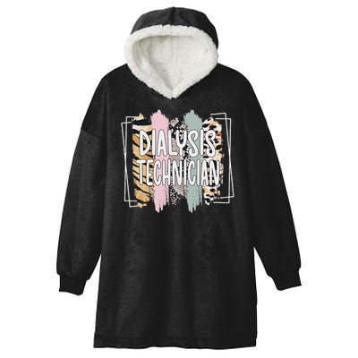 Dialysis Technician Appreciation Dialysis Tech Hooded Wearable Blanket