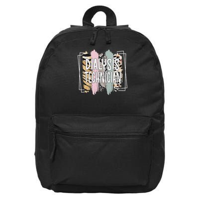 Dialysis Technician Appreciation Dialysis Tech 16 in Basic Backpack