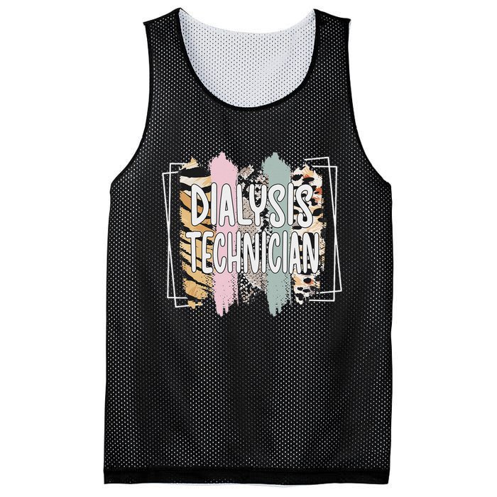 Dialysis Technician Appreciation Dialysis Tech Mesh Reversible Basketball Jersey Tank