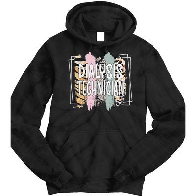 Dialysis Technician Appreciation Dialysis Tech Tie Dye Hoodie