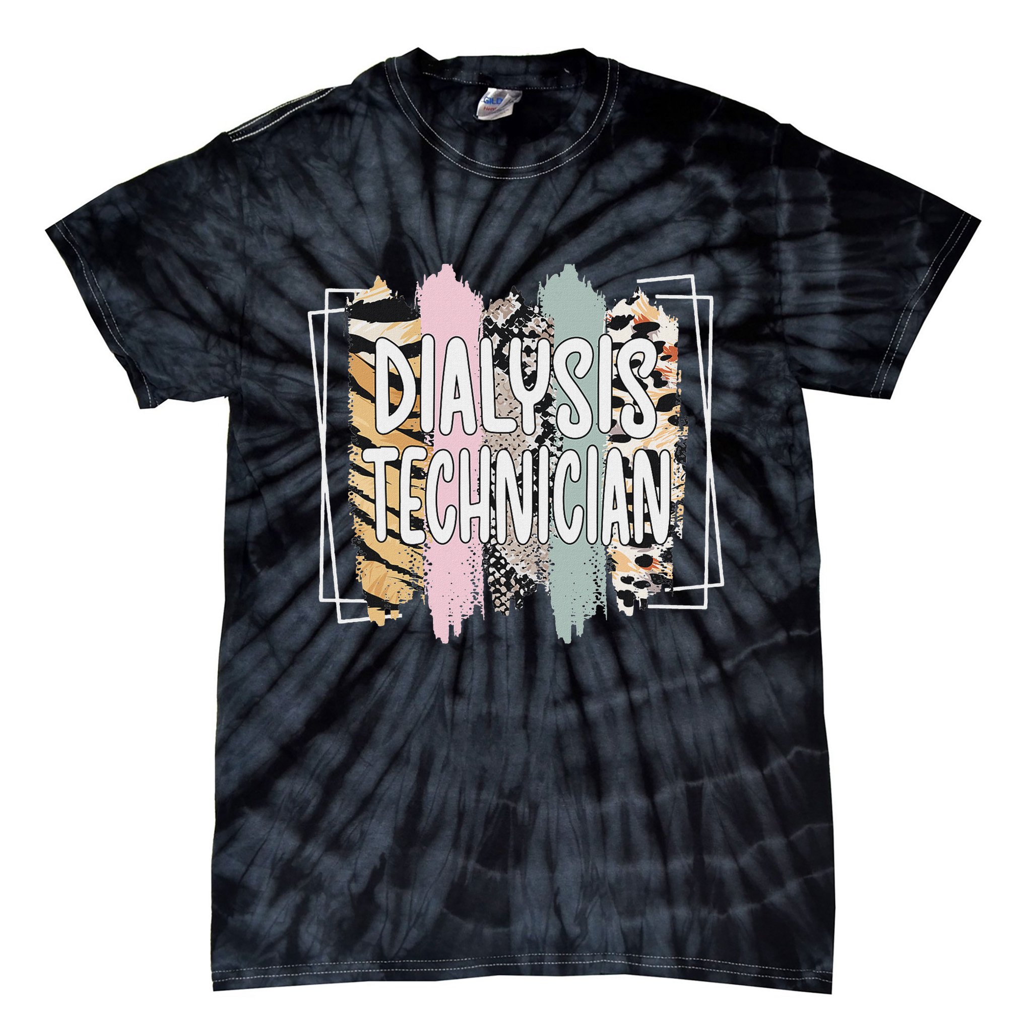 Dialysis Technician Appreciation Dialysis Tech Tie-Dye T-Shirt