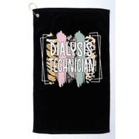 Dialysis Technician Appreciation Dialysis Tech Golf Towel